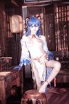 萌新推特00後露臉美少女▌白莉愛吃巧克力▌超色情Cos甘雨粉嫩凸激乳粒 嬌艷欲體粉嫩白虎色氣滿滿