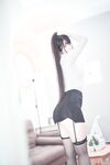 推特極品露臉巨乳蘿莉▌落落Raku ▌真空吊帶黑絲女秘書 陽具跳蛋自慰 超大尺度獻出白虎嫩鮑2