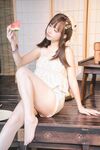 高端ACG業界女神爆機少女▌喵小吉▌清純鄰家《小吉的小鎮生活》掰穴逗乳少女感無敵嫩