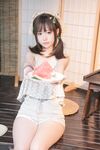高端ACG業界女神爆機少女▌喵小吉▌清純鄰家《小吉的小鎮生活》掰穴逗乳少女感無敵嫩